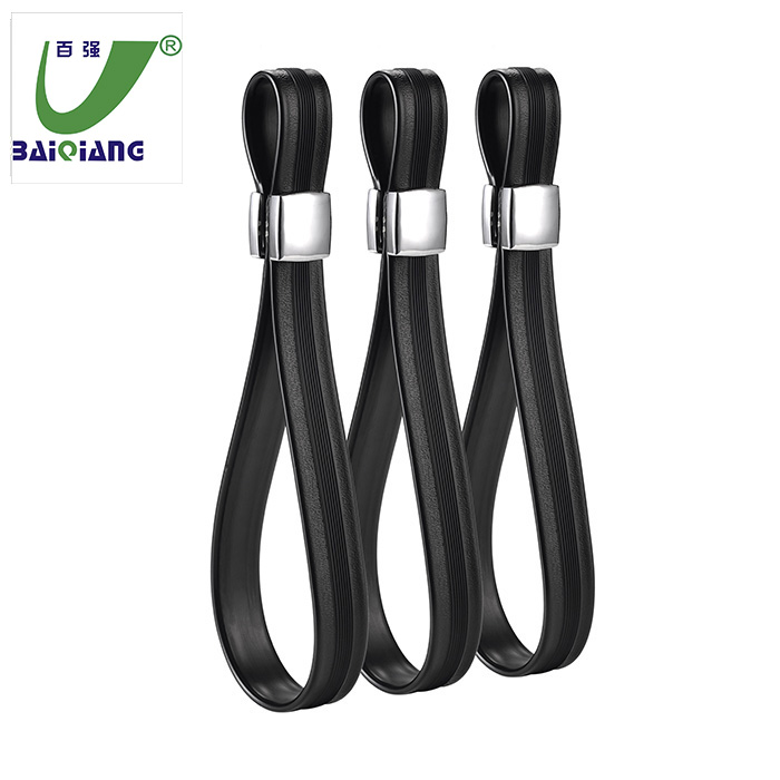 Hot Sale Factory Price Advertising PVC Coated Nylon Webbing Black Bus Grab Handle Strap for Buses