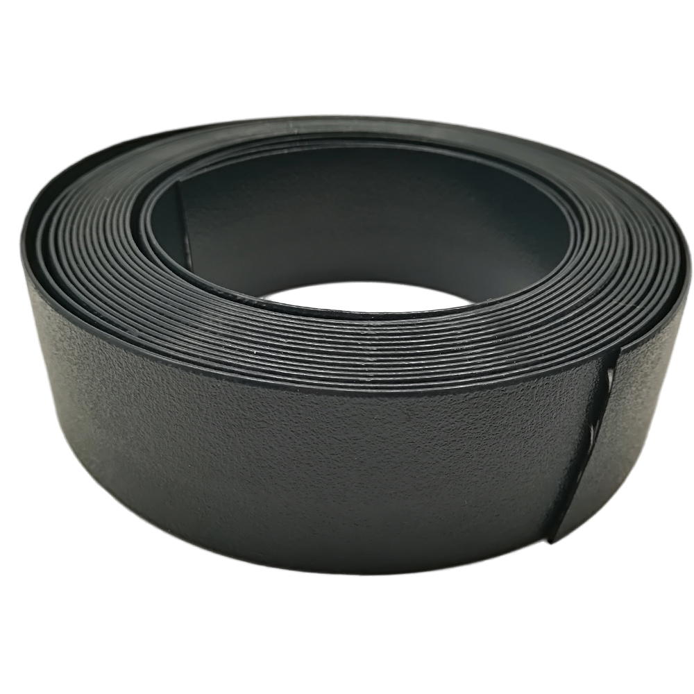 Black 2 and 1.5 Inch Fire Flame Retardant Elastic TPU Polypropylene Tubular Webbing for Bag Strap 