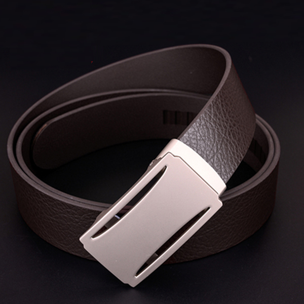 Custom Belt Buckle Fancy Dress Casual Belt Mens Leather Belts