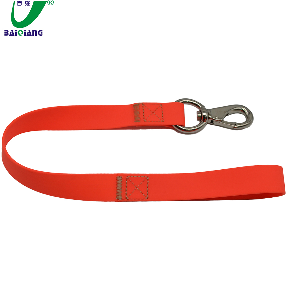 Waterproof Pet Products Supplies Matte Coated PVC Webbing Pet Collars and Leashes