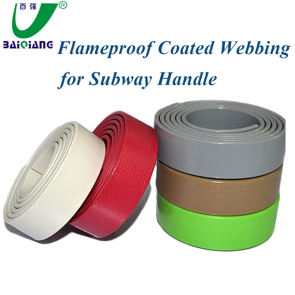 Multi Color Plastic Coated Webbing for Bus Grab Handle
