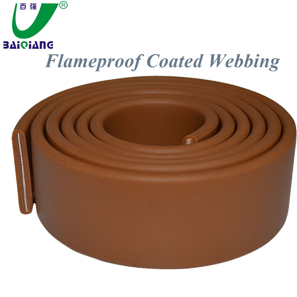 Flame Retardant Urethane Coated Webbing for Subway Handles or Bus handles